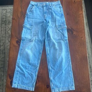 H and M baggy cargo jeans